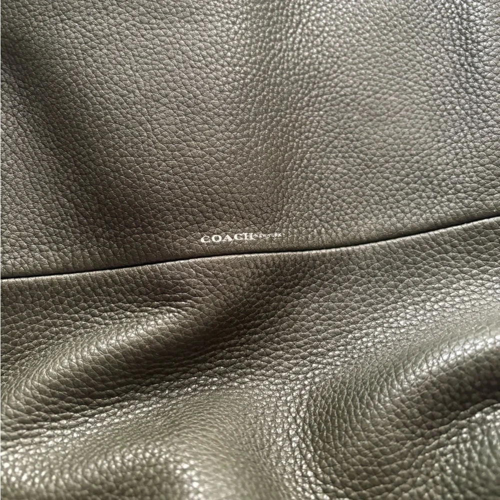 Vintage Coach Dark Green Leather Satchel - Picture 13 of 17